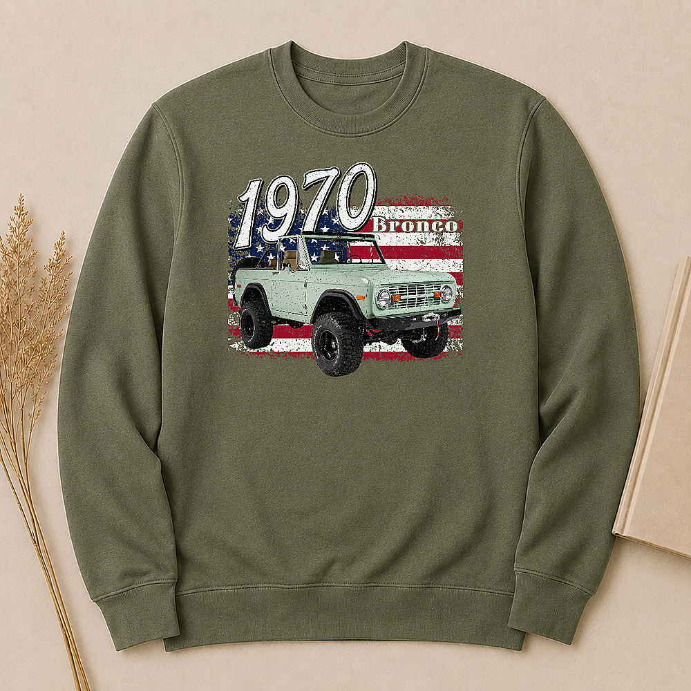 1970 Bronco SUV Personalized Apparel