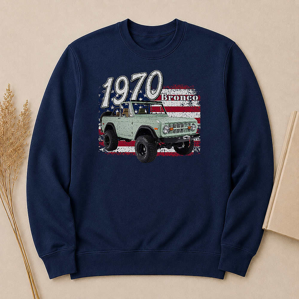1970 Bronco SUV Personalized Apparel