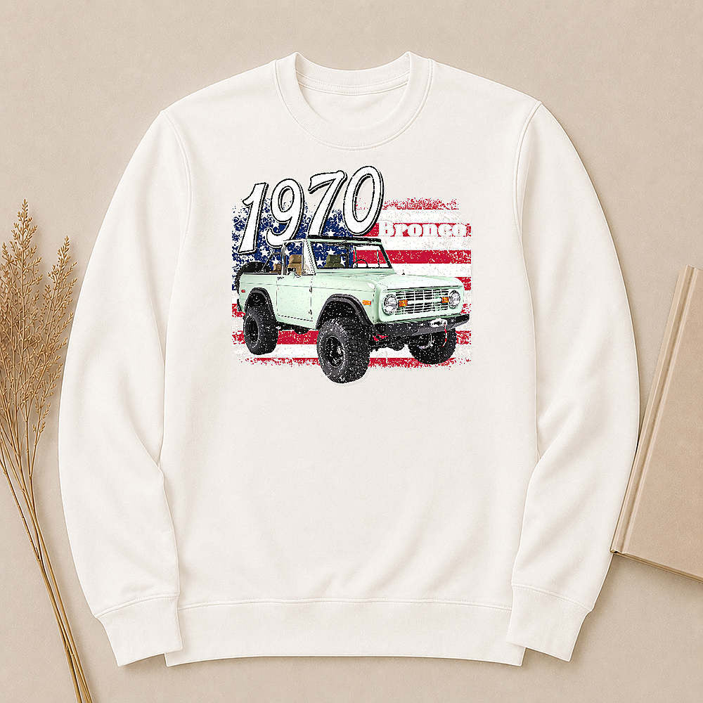 1970 Bronco SUV Personalized Apparel