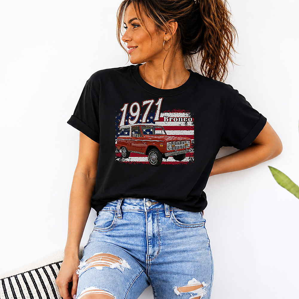 1971 Bronco SUV Personalized Apparel