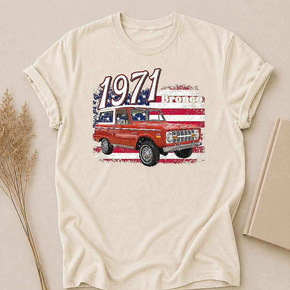 1971 Bronco SUV Personalized Apparel