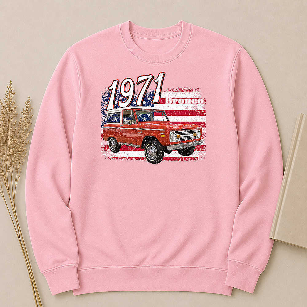 1971 Bronco SUV Personalized Apparel