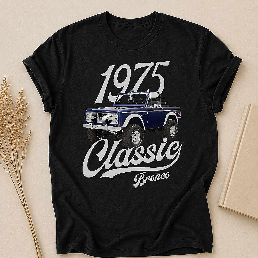 1975 Bronco SUV Personalized Apparel