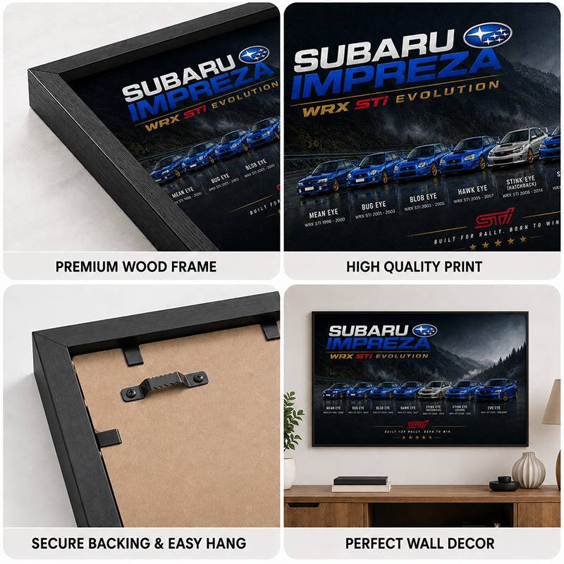 Impreza Evolution Wall Art