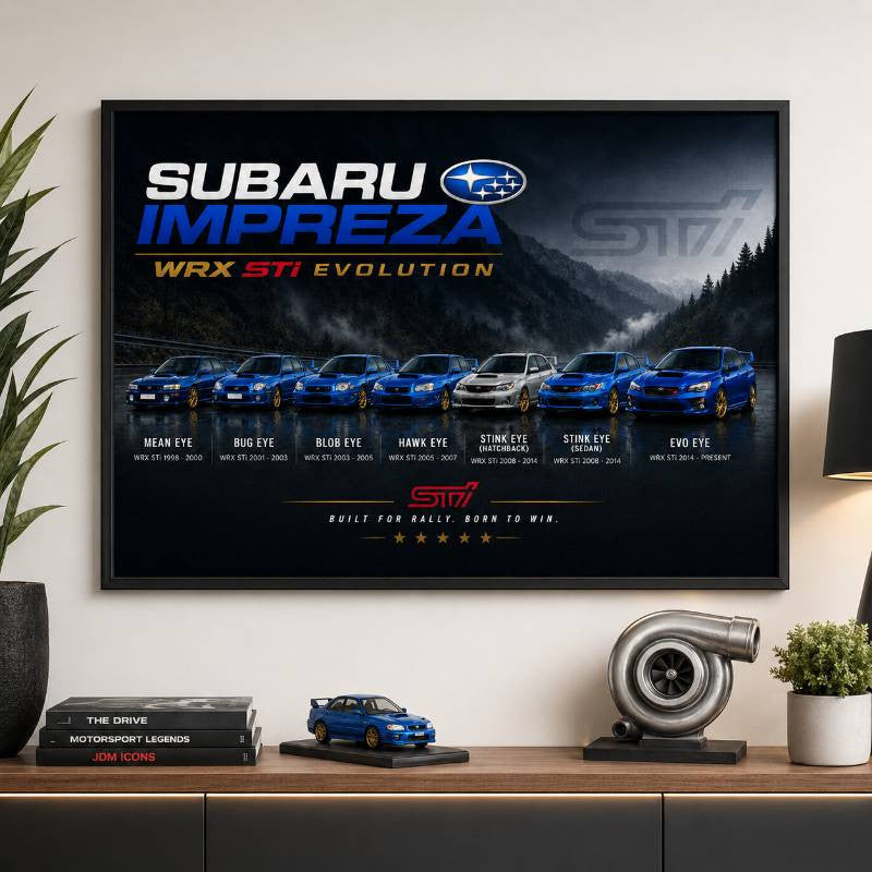 Impreza Evolution Wall Art