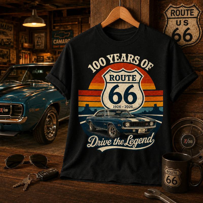 1969 Camaro Muscle Car Graphic Apparel