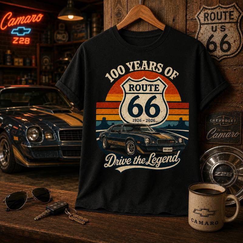 1980 Camaro Muscle Car Graphic Apparel