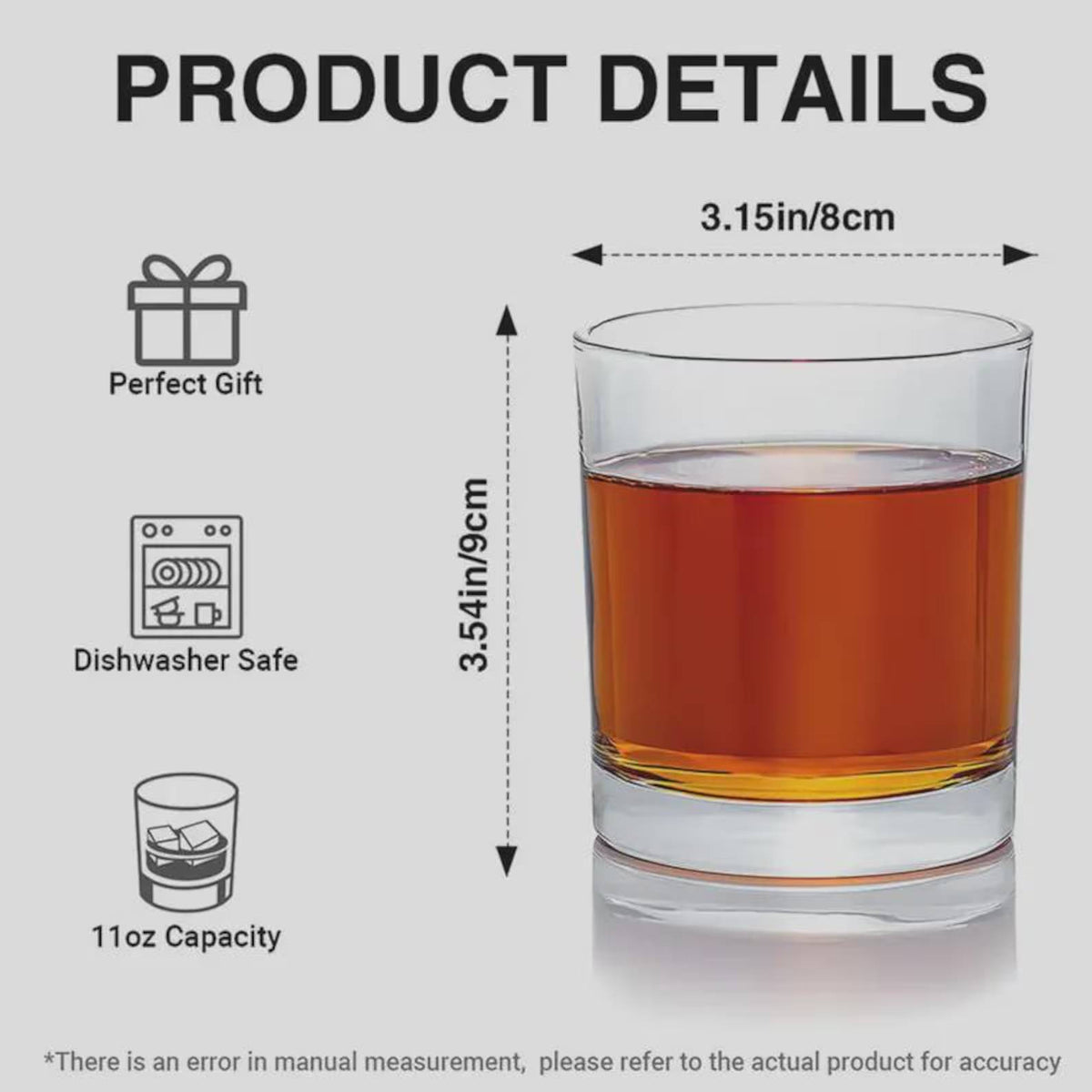 Personalized Mustang Muscle Car Whiskey Glass