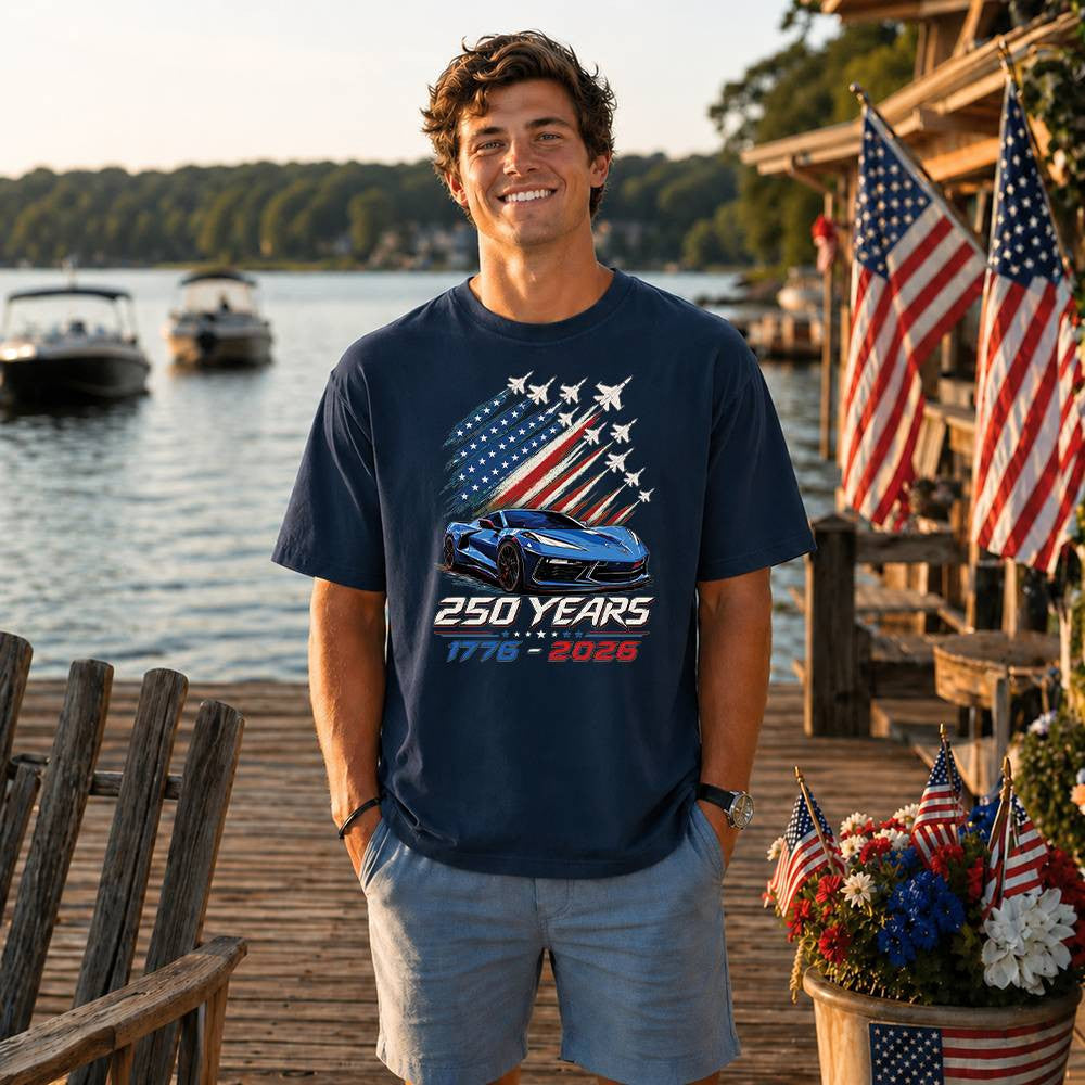 Corvette Sports Car Graphic Apparel
