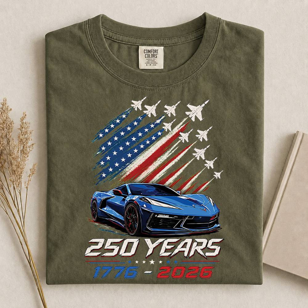 Corvette Sports Car Graphic Apparel