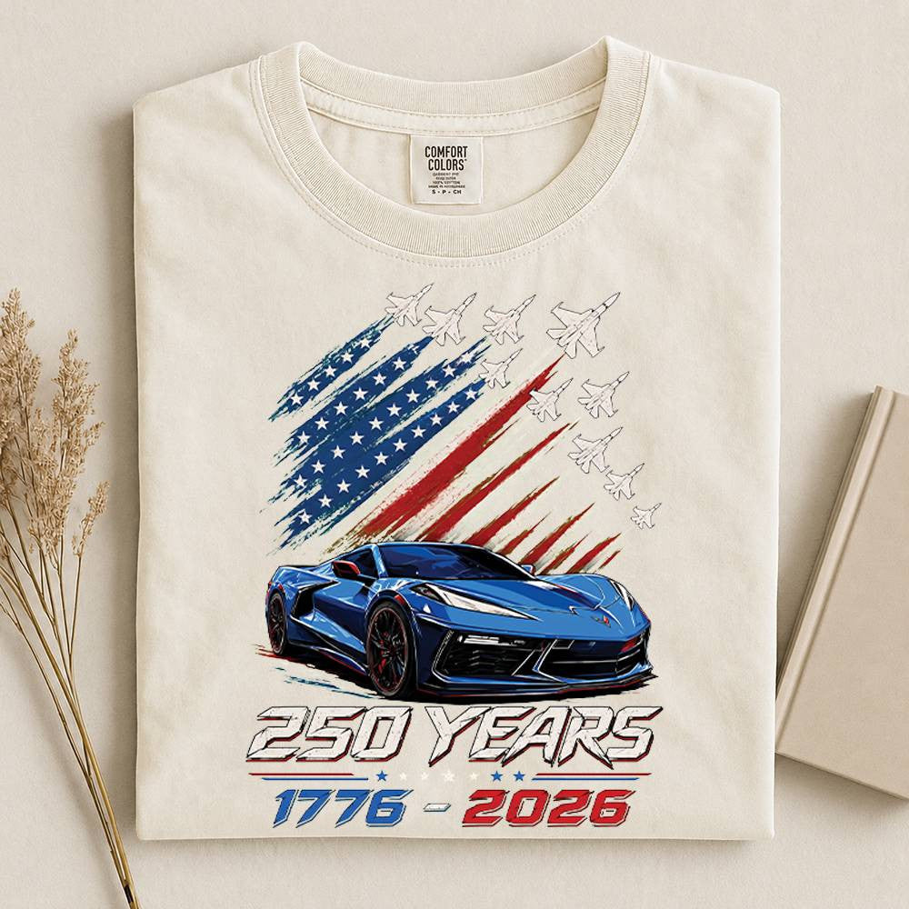 Corvette Sports Car Graphic Apparel