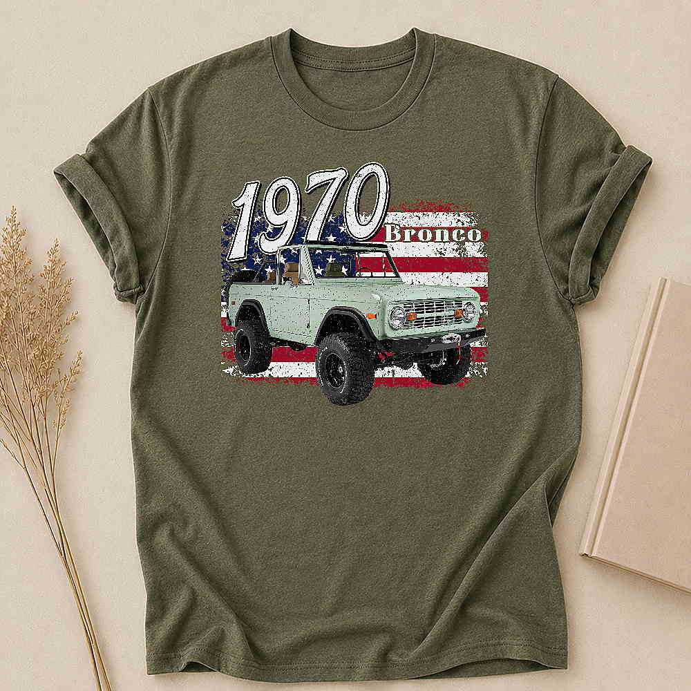 1970 Bronco SUV Personalized Apparel