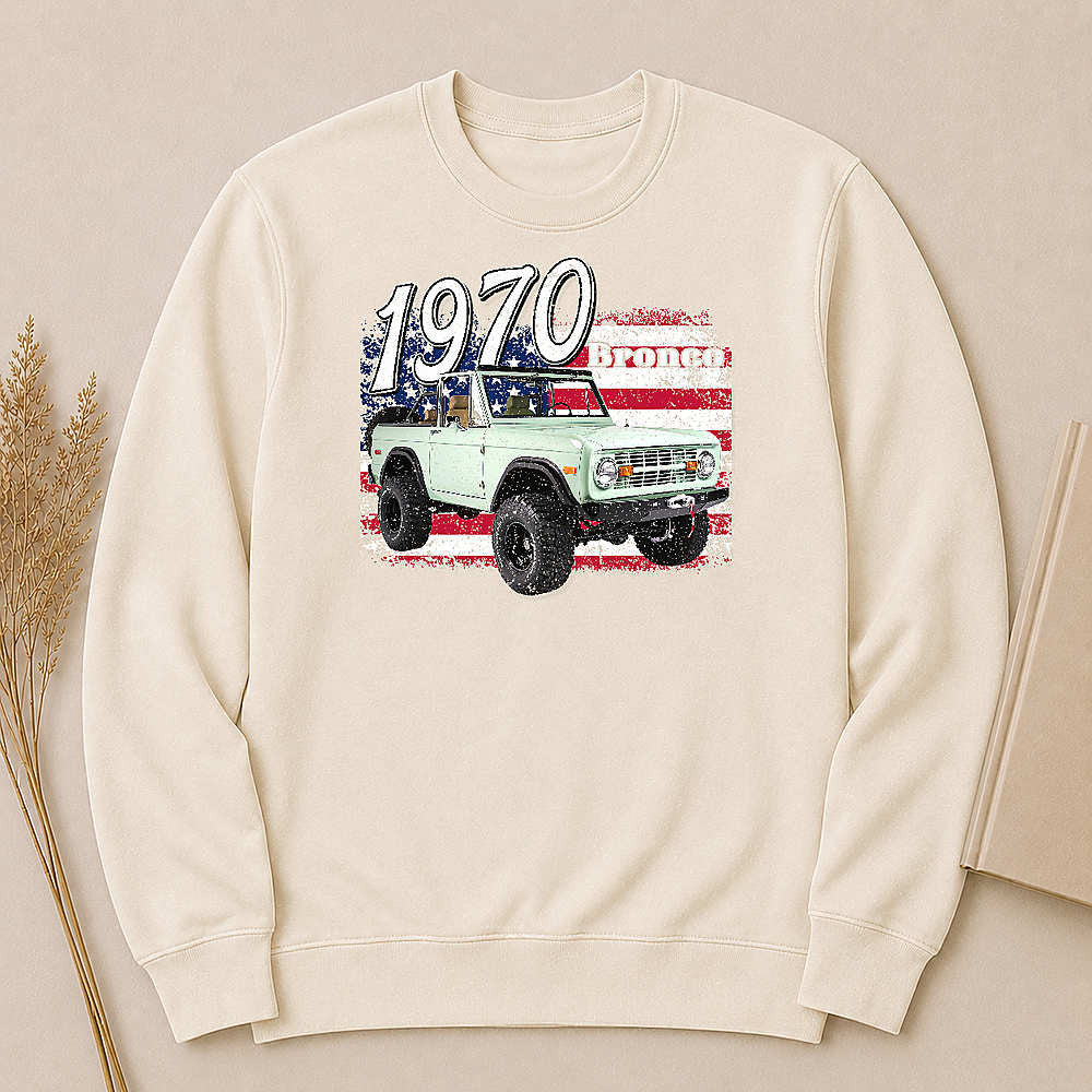1970 Bronco SUV Personalized Apparel