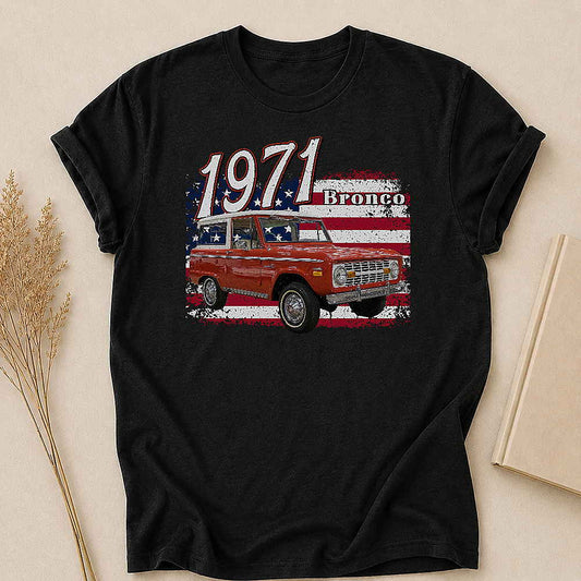 1971 Bronco SUV Personalized Apparel