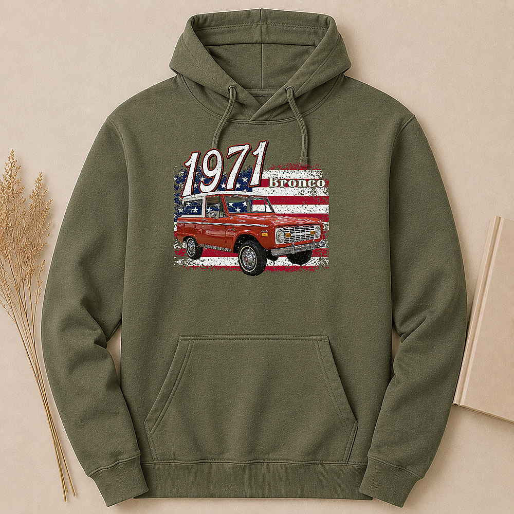 1971 Bronco SUV Personalized Apparel