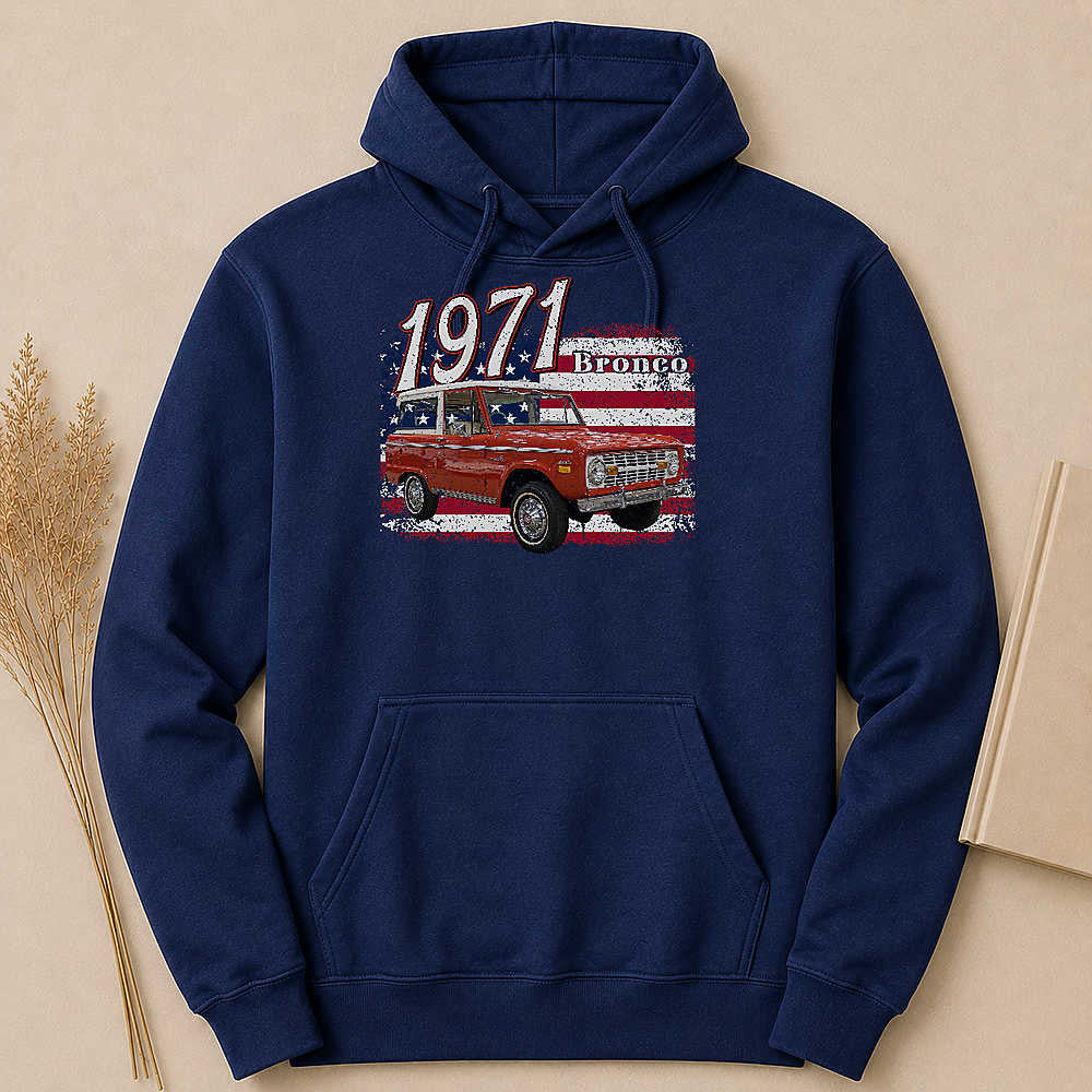1971 Bronco SUV Personalized Apparel