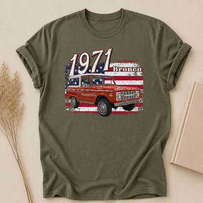 1971 Bronco SUV Personalized Apparel
