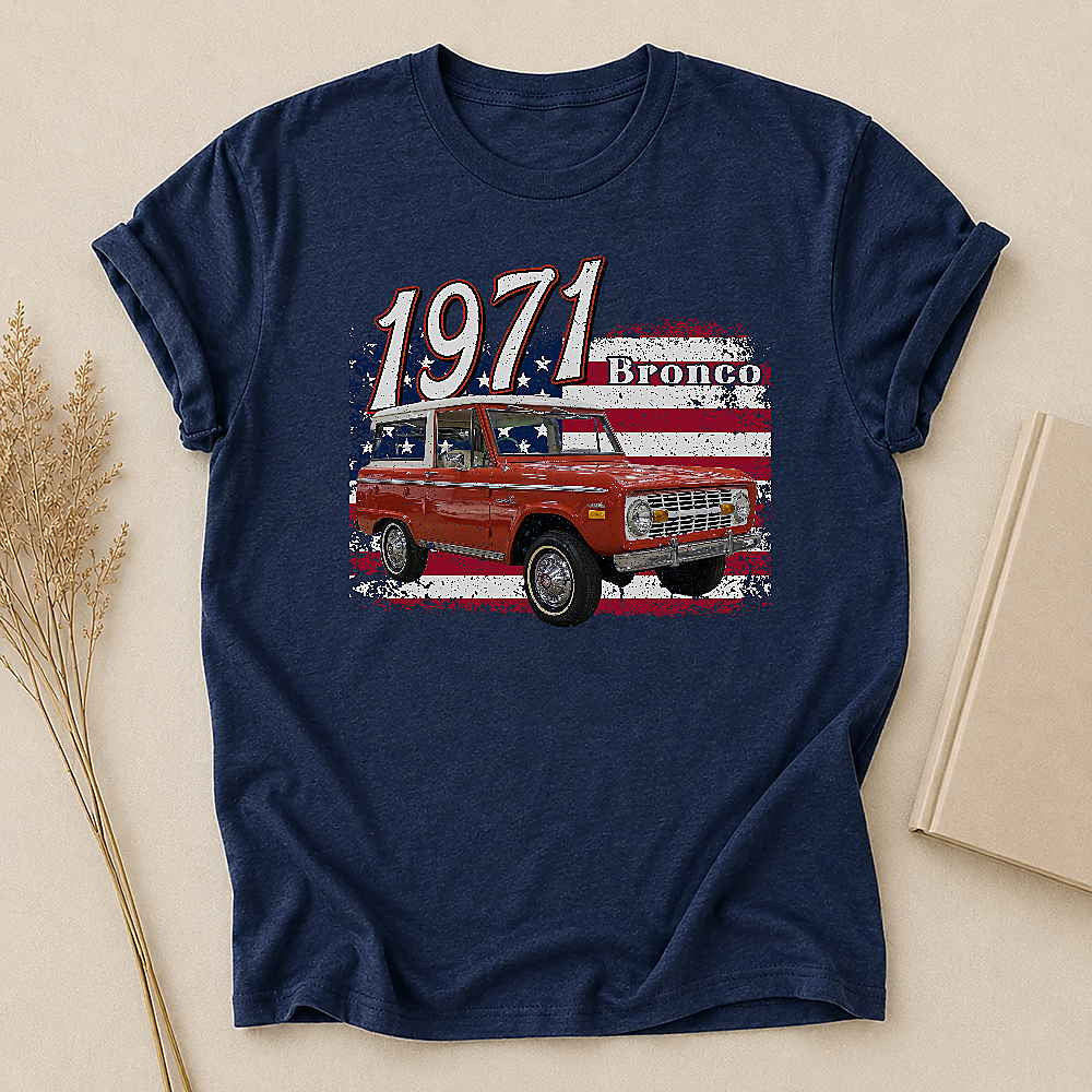 1971 Bronco SUV Personalized Apparel