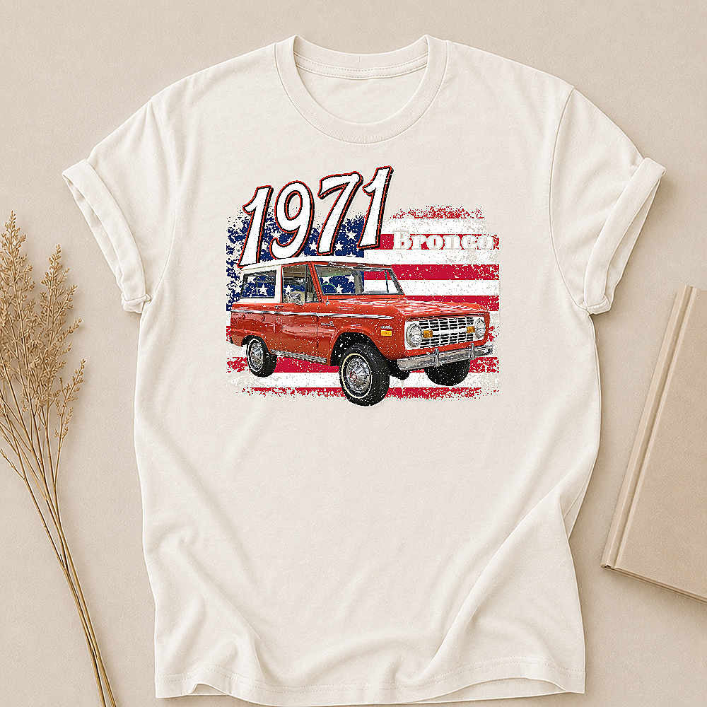 1971 Bronco SUV Personalized Apparel