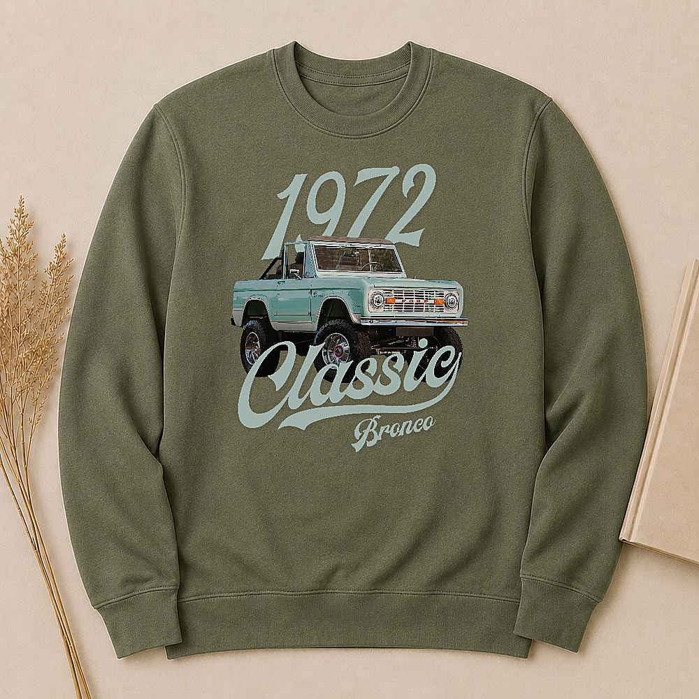 1972 Bronco SUV Personalized Apparel