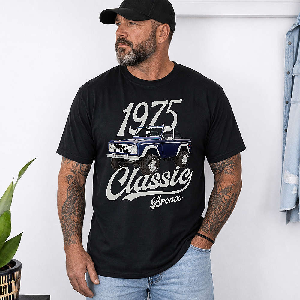 1975 Bronco SUV Personalized Apparel