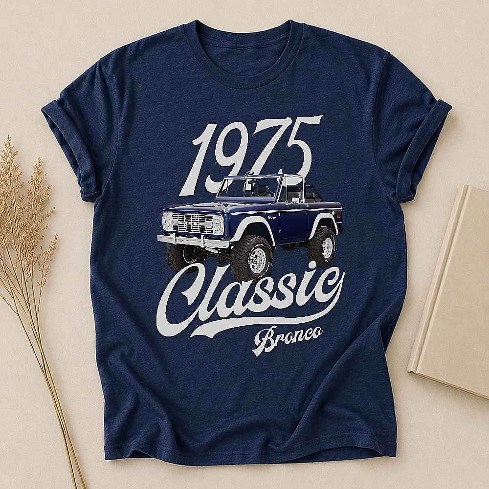 1975 Bronco SUV Personalized Apparel