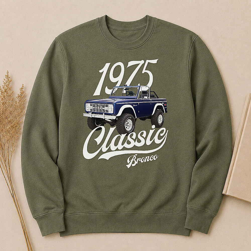 1975 Bronco SUV Personalized Apparel