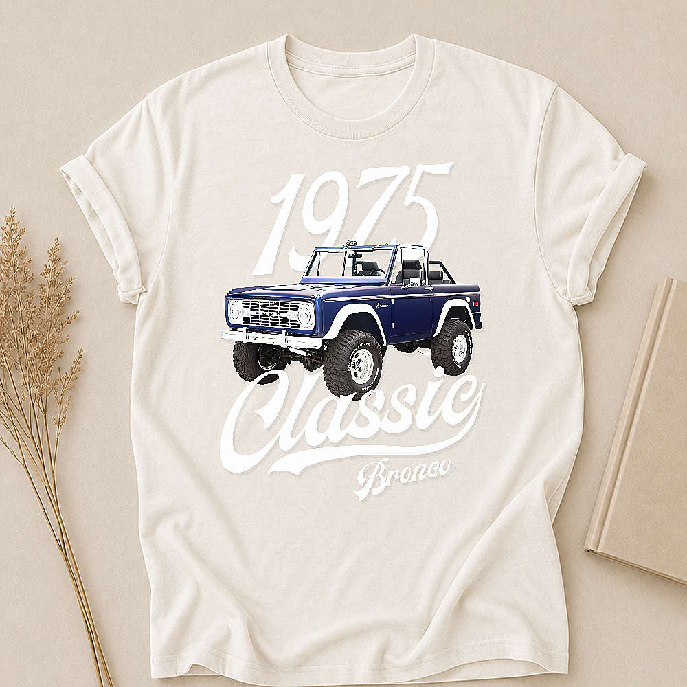 1975 Bronco SUV Personalized Apparel