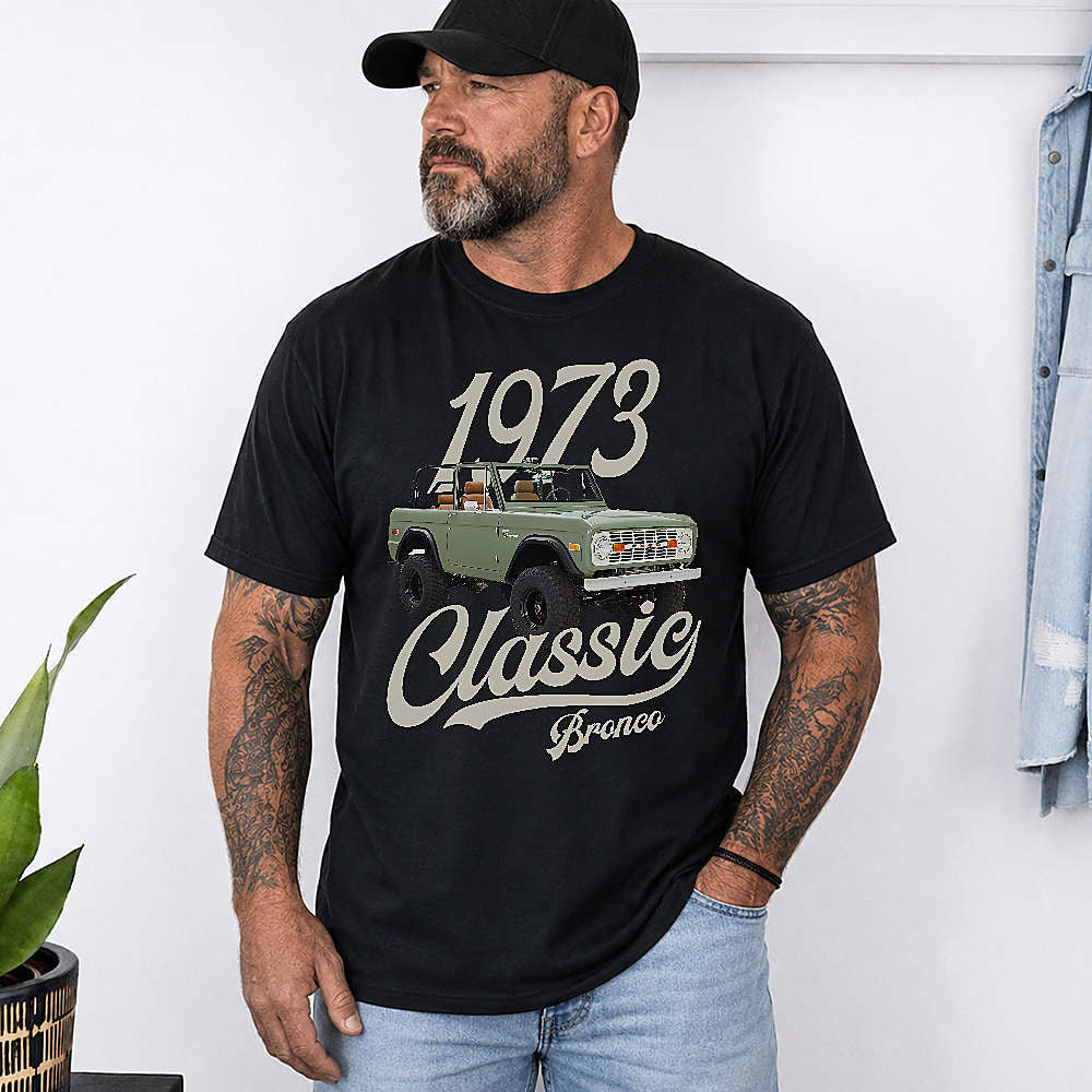 1973 Bronco SUV Personalized Apparel