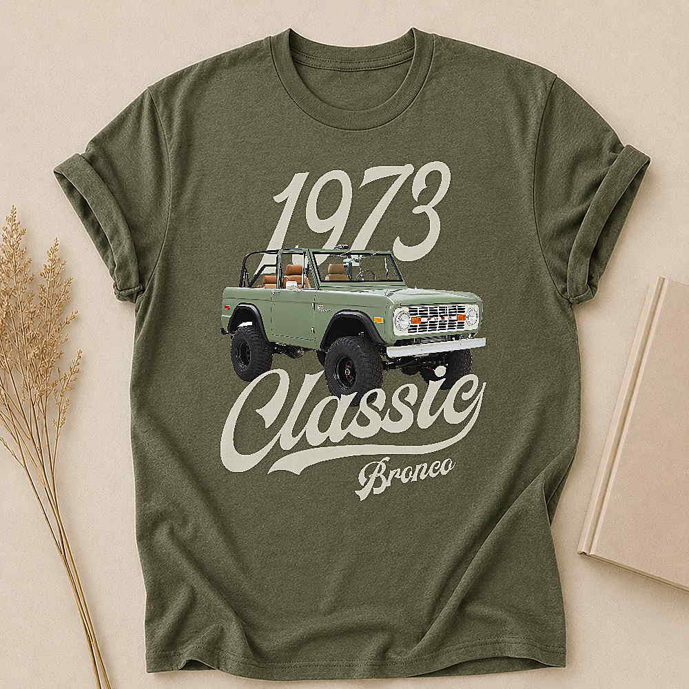 1973 Bronco SUV Personalized Apparel