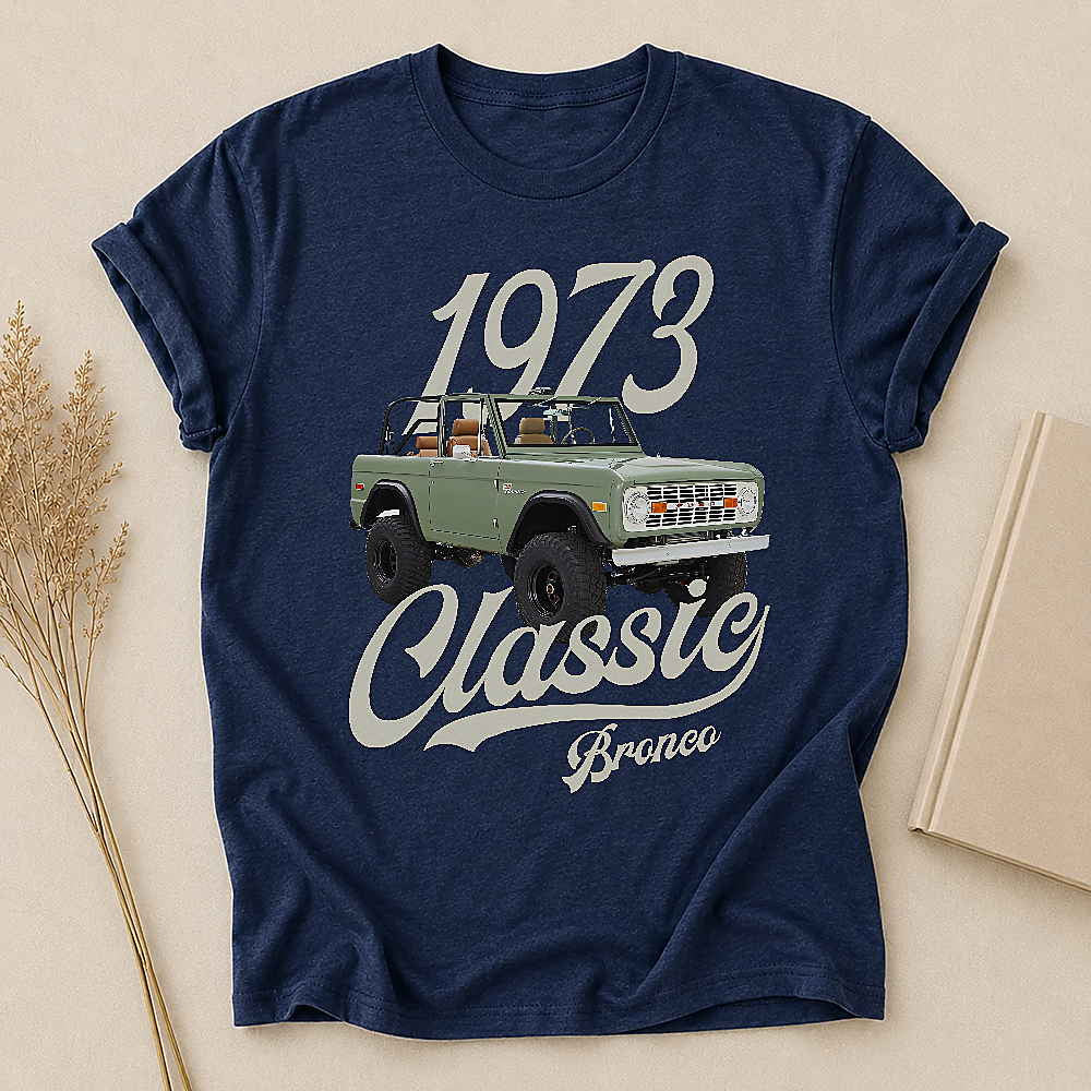 1973 Bronco SUV Personalized Apparel