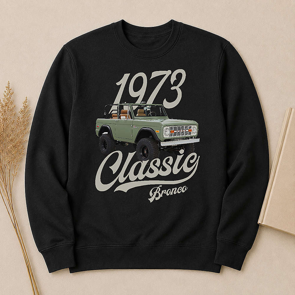 1973 Bronco SUV Personalized Apparel