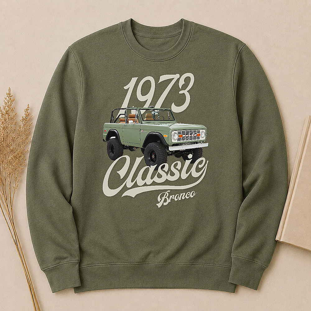 1973 Bronco SUV Personalized Apparel