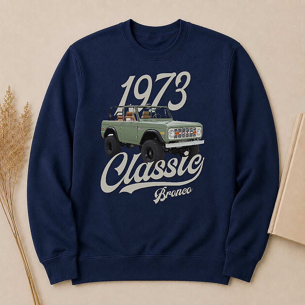 1973 Bronco SUV Personalized Apparel