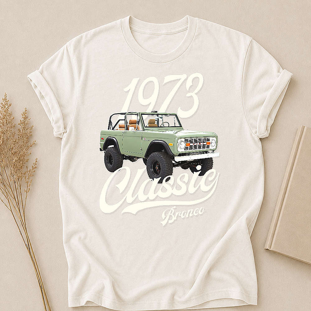 1973 Bronco SUV Personalized Apparel
