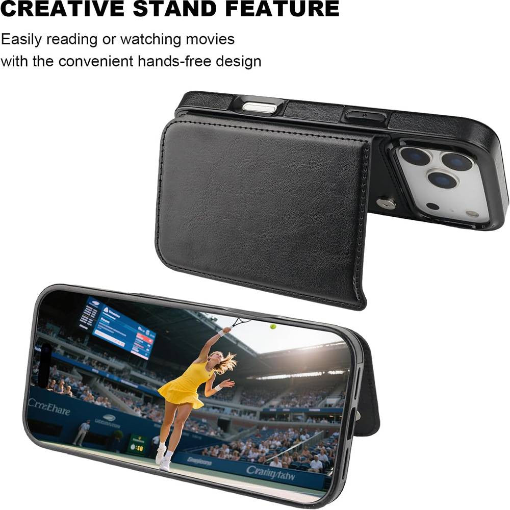 Personalized Mustang Leather Wallet Phone Case