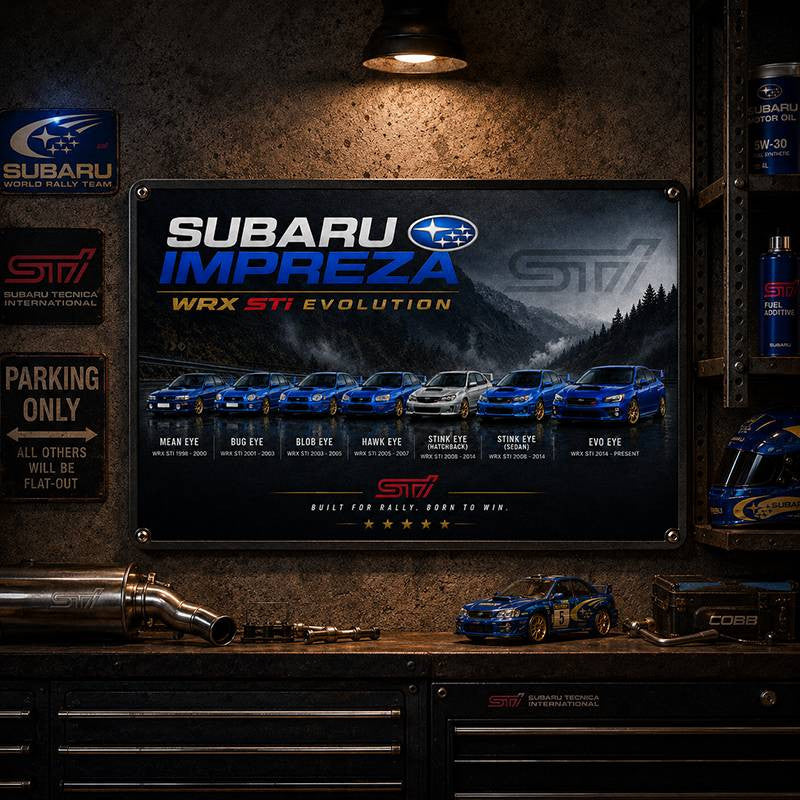 Impreza Evolution Wall Art