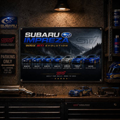 Impreza Evolution Wall Art
