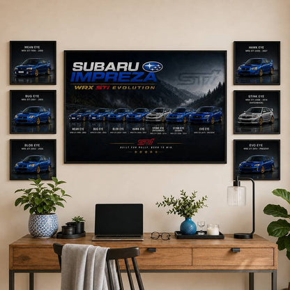 Impreza Evolution Wall Art