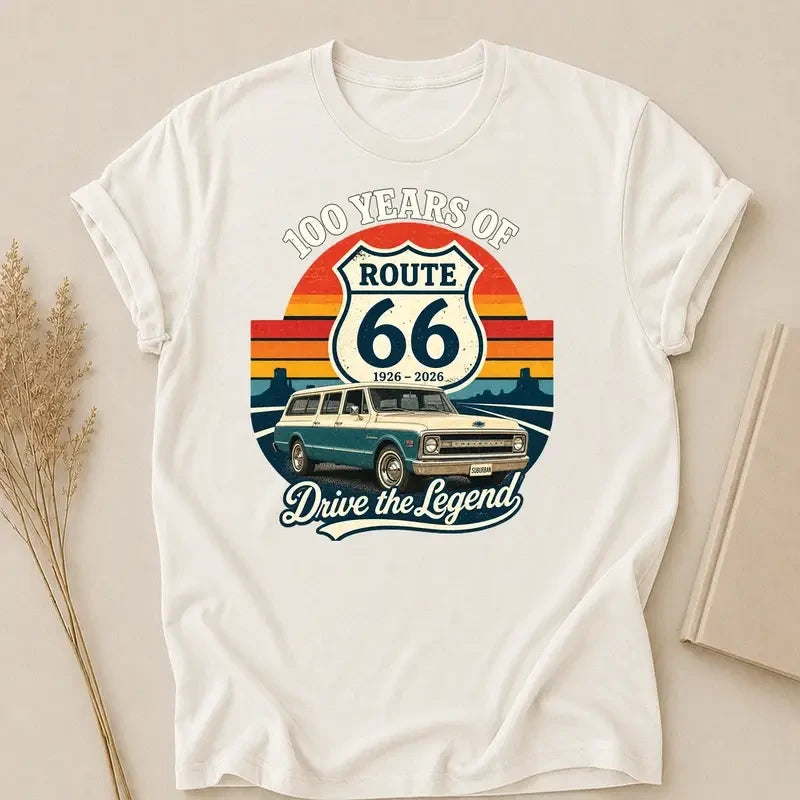 Suburban Classic Car Graphic Apparel