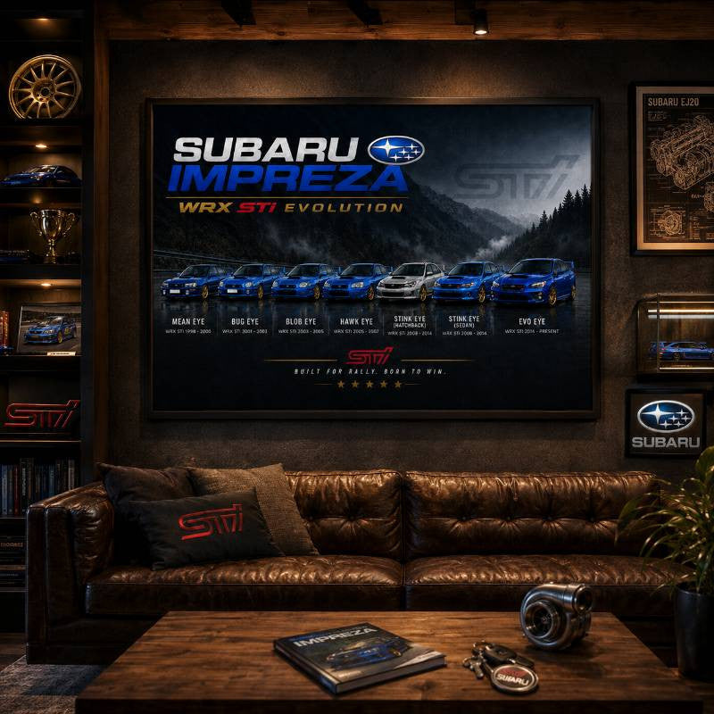 Impreza Evolution Wall Art