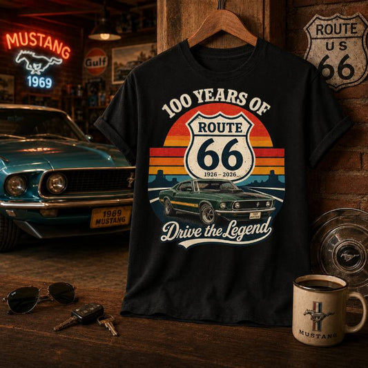1969 Mustang Muscle Car Graphic Apparel