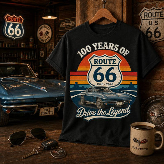 1963 Corvette Sports Car Graphic Apparel