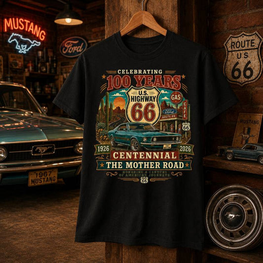 1967 Mustang Muscle Car Graphic Apparel