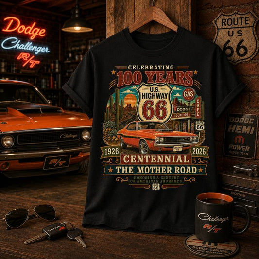 Challenger Muscle Car Graphic Apparel