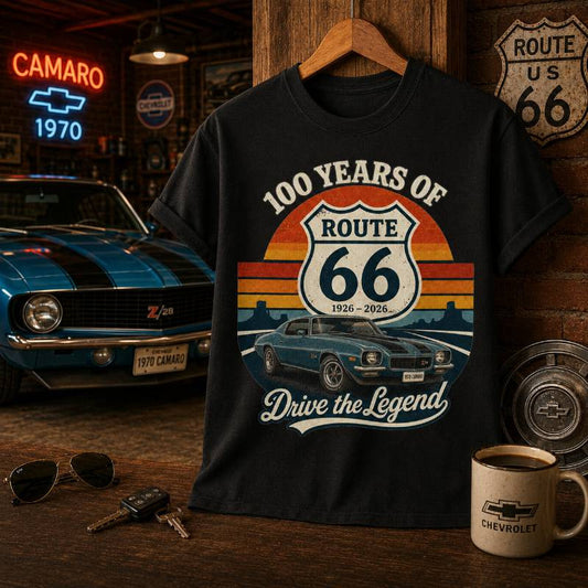 1970 Camaro Muscle Car Graphic Apparel