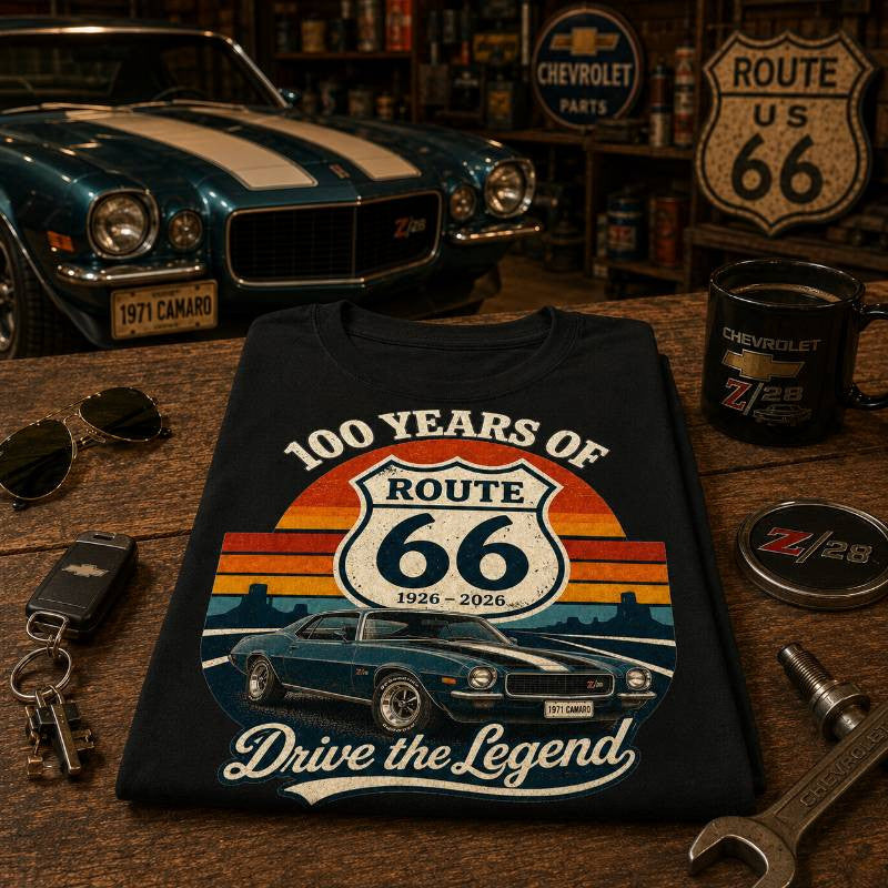 1971 Camaro Muscle Car Graphic Apparel