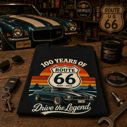 1971 Camaro Muscle Car Graphic Apparel