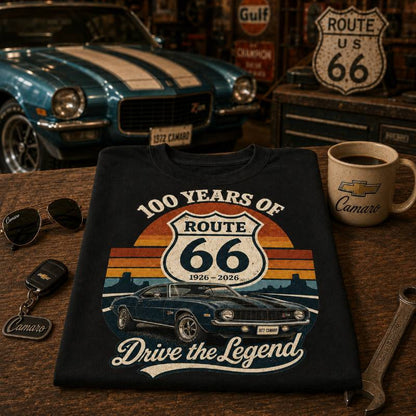1972 Camaro Muscle Car Graphic Apparel