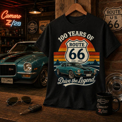 1976 Camaro Muscle Car Graphic Apparel